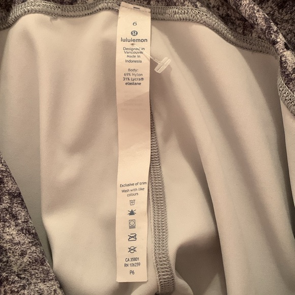 Lululemon, Speckled Wunder Leggings, size 6, EUC - Picture 10 of 13